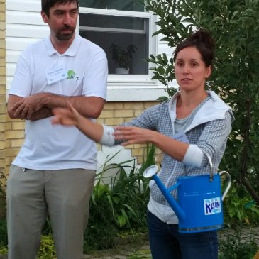 Alexis describes some of the water challenges experienced on her Guelph Street property.