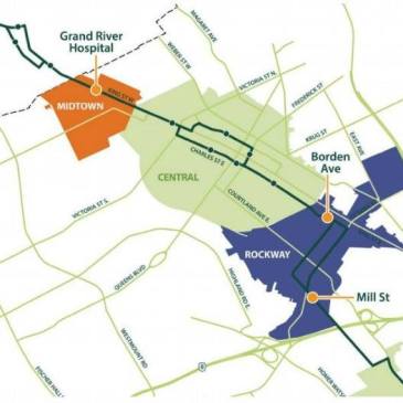 map of midtown PARTS study area