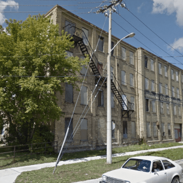 electrohome building on Shanley Street, Kitchener