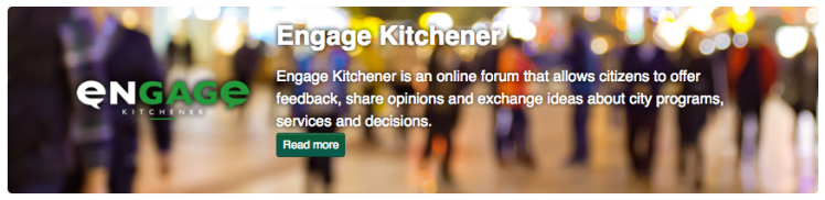Engage Kitchener banner