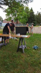 getting started on building the chalkboards