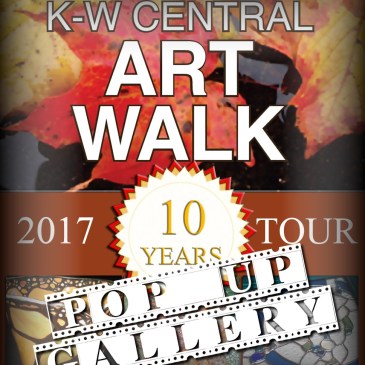 poster for Central Art Walk pop up gallery at Princess Cinemas
