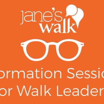 Jane's Walk Information Session for Walk Leaders