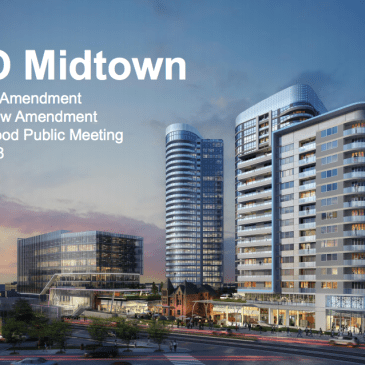 Artist rendering of towers at SIXO Midtown development site